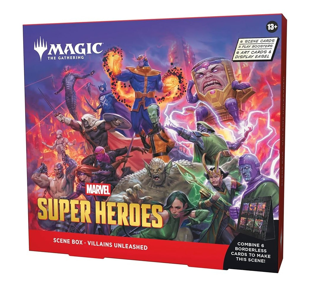 Super Heroes Scene Villians Box