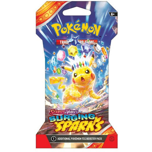Pokemon TCG Surging Spark – Single Booster Pack – Pack Art May Vary