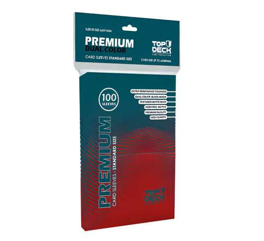 Folios TopDeck Premium tamaño STANDARD rojos